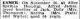 Alfred James EAMER - Death Notice