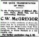 McGregor's Transport
